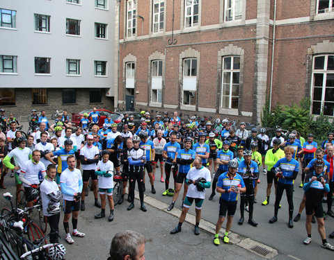 Willem I fietstocht, een symbolische fietstocht van 200 km tussen Gent en Luik