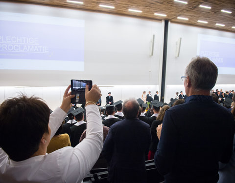 Proclamatie 2016/2017 faculteit Ingenieurswetenschappen en Architectiuur