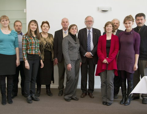 Delegatie uit Rusland en Oekraïne