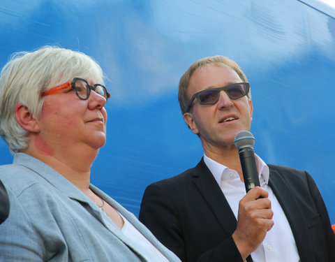 Rik Van de Walle en Mieke Van Herreweghe verkozen tot rector/vicerector