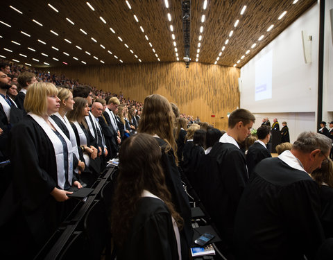 Proclamatie faculteit Letteren en WIjsbegeerte