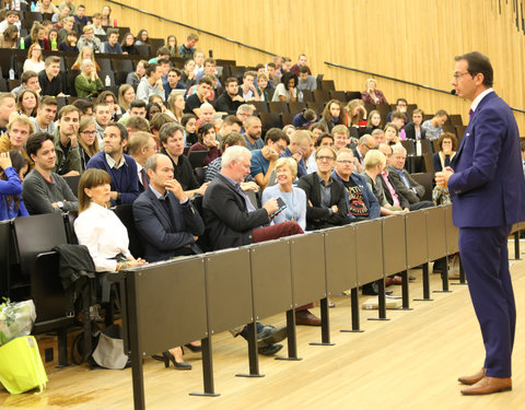 Openingscollege 2017 Politicologie met Wouter Beke