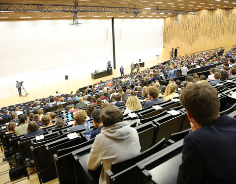 Openingscollege 2017 Politicologie met Wouter Beke