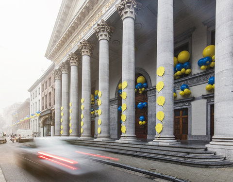 Guerrilla-actie met ballons voor Iedereen UGent!