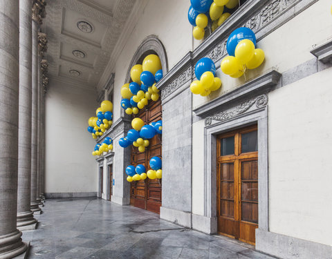 Guerrilla-actie met ballons voor Iedereen UGent!