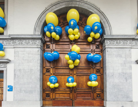 Guerrilla-actie met ballons voor Iedereen UGent!