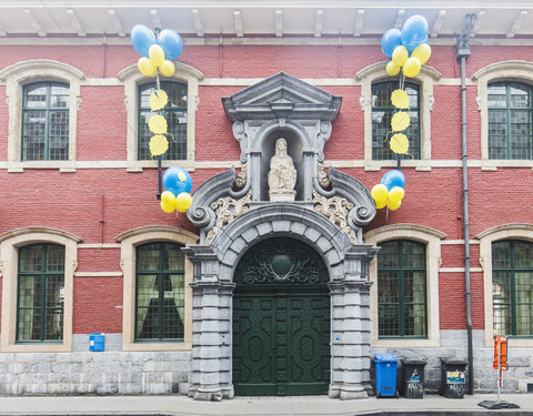 Guerrilla-actie met ballons voor Iedereen UGent!