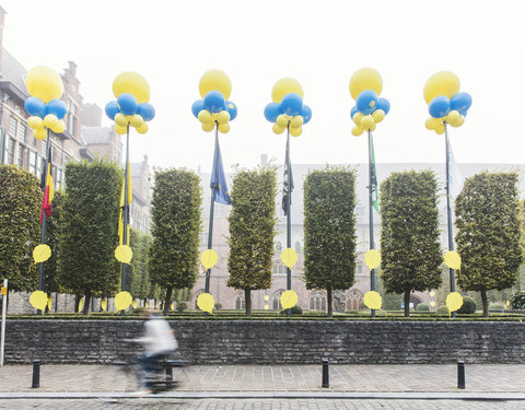 Guerrilla-actie met ballons voor Iedereen UGent!