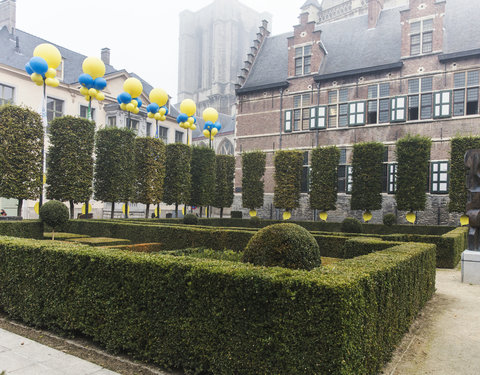 Guerrilla-actie met ballons voor Iedereen UGent!