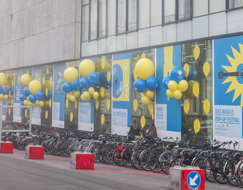 Guerrilla-actie met ballons voor Iedereen UGent!