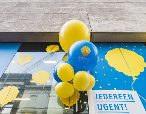 Guerrilla-actie met ballons voor Iedereen UGent!