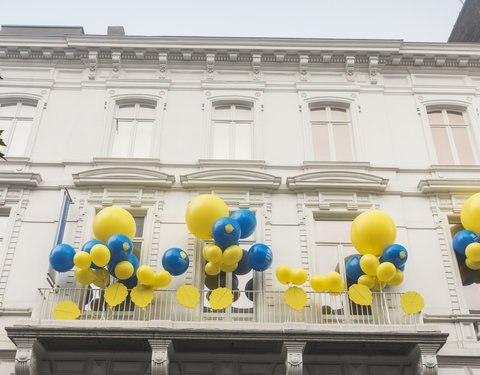 Guerrilla-actie met ballons voor Iedereen UGent!