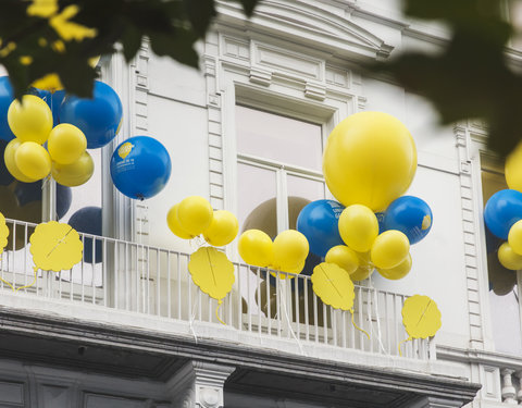 Guerrilla-actie met ballons voor Iedereen UGent!