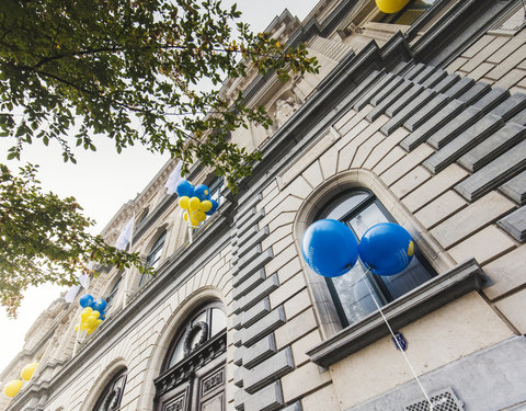 Guerrilla-actie met ballons voor Iedereen UGent!