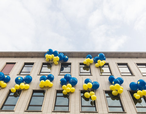 Guerrilla-actie met ballons voor Iedereen UGent!