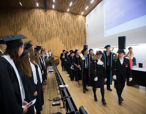 Proclamatie 2016/2017 faculteit Bio-ingenieurswetenschappen