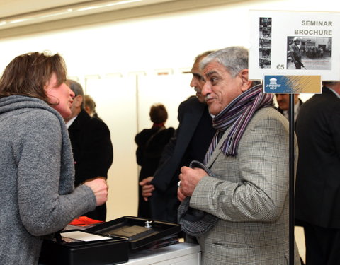 Plechtige ondertekening van 'The Ghent Charter in Defense of Iraqi Academia', openingsplechtigheid van het 'International semina