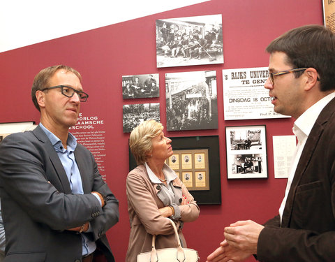 Opening tentoonstelling 'Stad en universiteit. sinds 1817' in het STAM