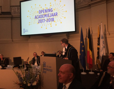 Opening academiejaar 2017/2018 met overdracht rectoraat