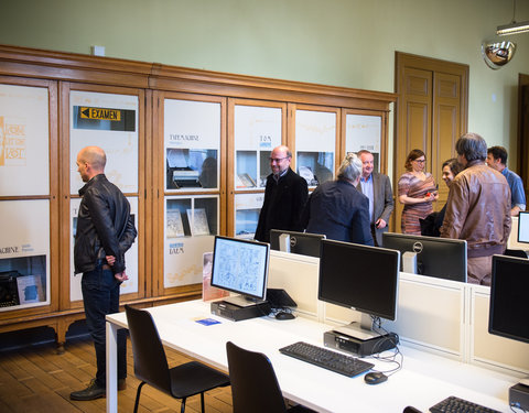 Opening tentoonstelling 'Tussen blok en blad: 200 jaar studententijdschriften'