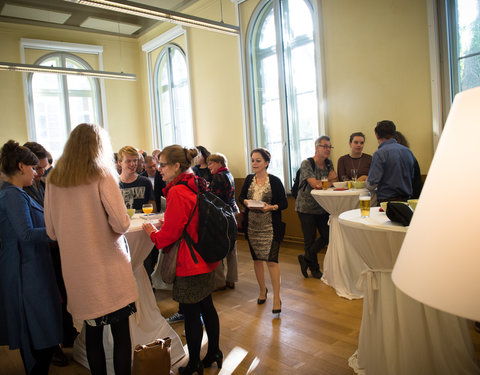 Opening tentoonstelling 'Tussen blok en blad: 200 jaar studententijdschriften'