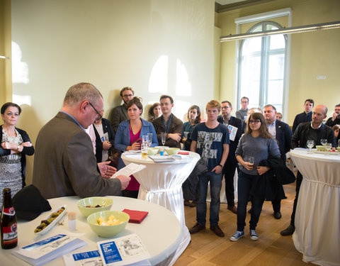 Opening tentoonstelling 'Tussen blok en blad: 200 jaar studententijdschriften'