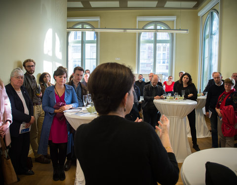 Opening tentoonstelling 'Tussen blok en blad: 200 jaar studententijdschriften'