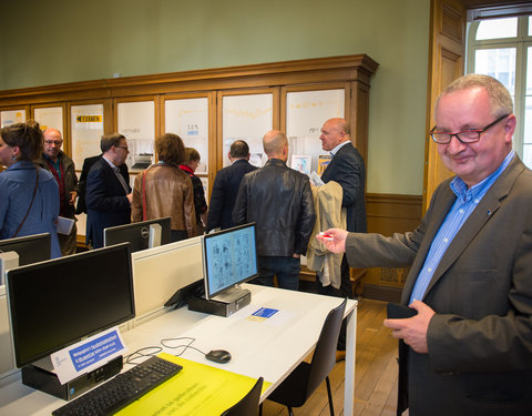 Opening tentoonstelling 'Tussen blok en blad: 200 jaar studententijdschriften'