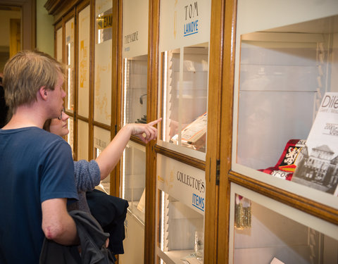 Opening tentoonstelling 'Tussen blok en blad: 200 jaar studententijdschriften'