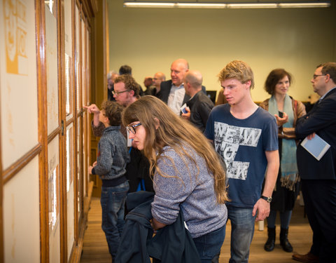 Opening tentoonstelling 'Tussen blok en blad: 200 jaar studententijdschriften'