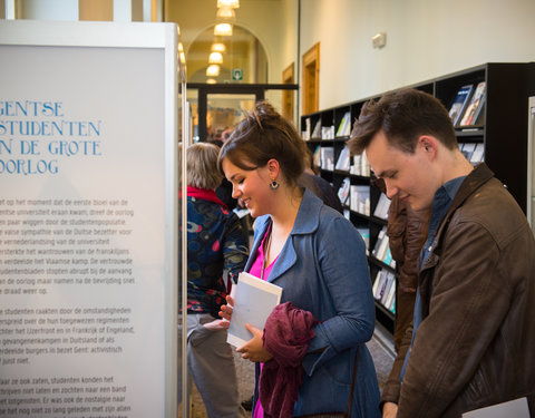 Opening tentoonstelling 'Tussen blok en blad: 200 jaar studententijdschriften'