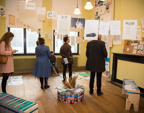 Opening tentoonstelling 'Tussen blok en blad: 200 jaar studententijdschriften'