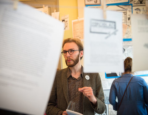 Opening tentoonstelling 'Tussen blok en blad: 200 jaar studententijdschriften'