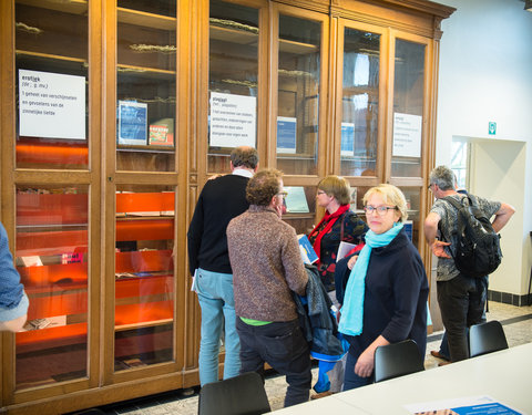 Opening tentoonstelling 'Tussen blok en blad: 200 jaar studententijdschriften'