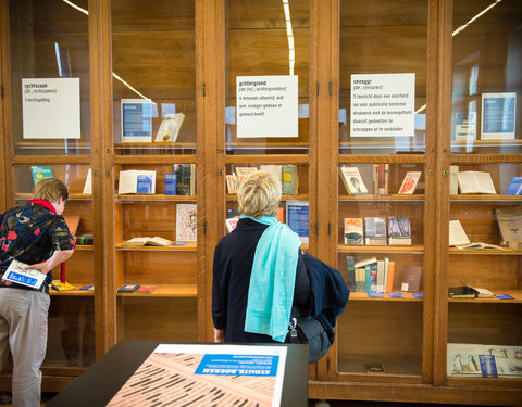 Opening tentoonstelling 'Tussen blok en blad: 200 jaar studententijdschriften'