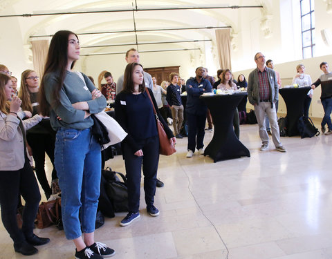 Onthaalontbijt voor nieuwe UGent medewerkers, gestart tijdens de periode van 31 maart t.e.m. 20 september 2017