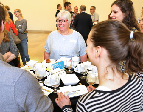 Onthaalontbijt voor nieuwe UGent medewerkers, gestart tijdens de periode van 31 maart t.e.m. 20 september 2017