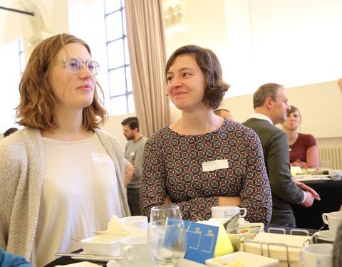 Onthaalontbijt voor nieuwe UGent medewerkers, gestart tijdens de periode van 31 maart t.e.m. 20 september 2017