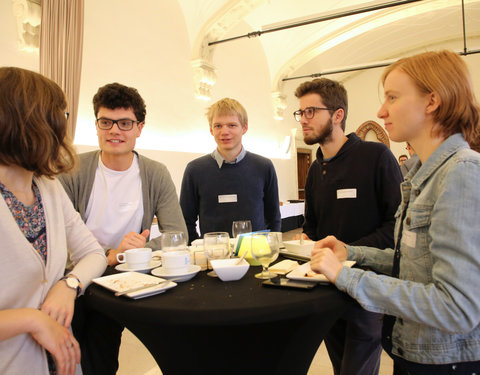 Onthaalontbijt voor nieuwe UGent medewerkers, gestart tijdens de periode van 31 maart t.e.m. 20 september 2017