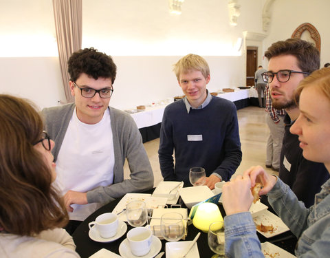 Onthaalontbijt voor nieuwe UGent medewerkers, gestart tijdens de periode van 31 maart t.e.m. 20 september 2017