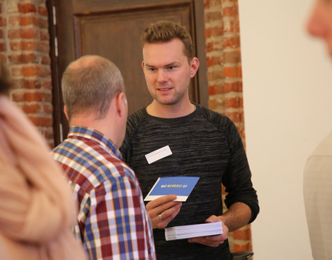 Onthaalontbijt voor nieuwe UGent medewerkers, gestart tijdens de periode van 31 maart t.e.m. 20 september 2017