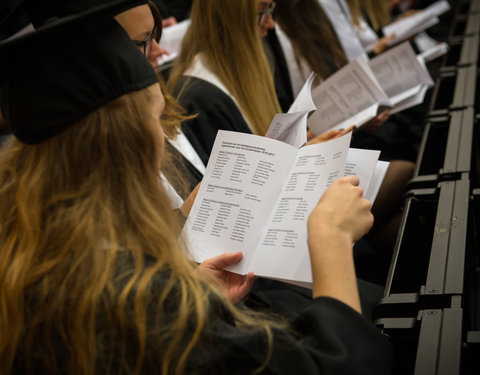 Proclamatie 2016/2017 faculteit Wetenschappen