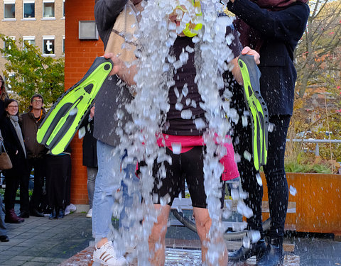 Ice Bucket Challenge in FPPW ten voordele van ALS Liga