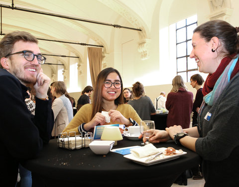 Onthaalontbijt voor nieuwe UGent medewerkers, gestart tussen 21/09 en 23/11/2017