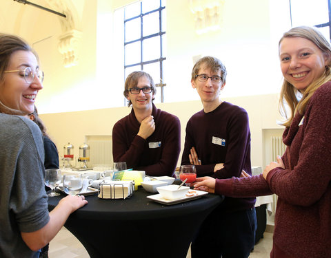 Onthaalontbijt voor nieuwe UGent medewerkers, gestart tussen 21/09 en 23/11/2017