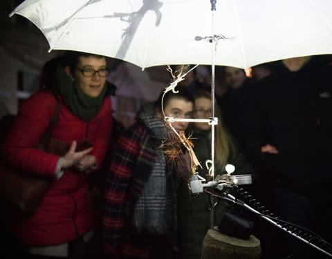 Alumni nieuwjaarsevent in kader van Lichtfestival