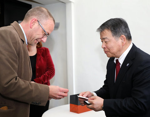 Lunch meeting met delegatie van Kanazawa University (Japan)