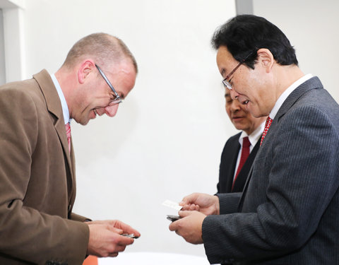 Lunch meeting met delegatie van Kanazawa University (Japan)