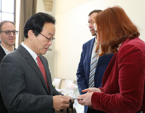 Lunch meeting met delegatie van Kanazawa University (Japan)