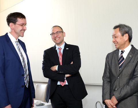 Lunch meeting met delegatie van Kanazawa University (Japan)